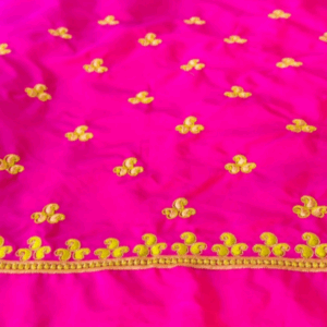 Pink Jari Embroidery Blouse Design