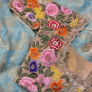 Lace Embroidery Blouse Design